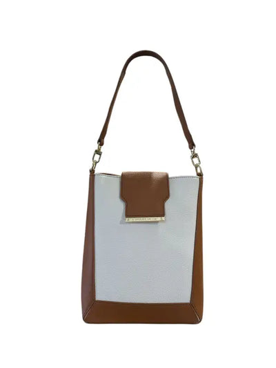 Secchiello Simona L’atelier du Sac - Cuoio/Bianco / Taglia Unica - borse a secchiello