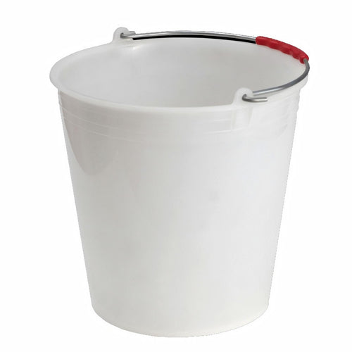 Secchio comune per uso casalingo in plastica con impugnatura ergonomica