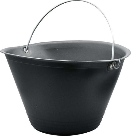 SECCHIO-PER-MURATORE-nero-ø-mm-340---capacità-10-litri