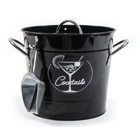 Cestello in metallo con interno isolante e pinza per il ghiaccio