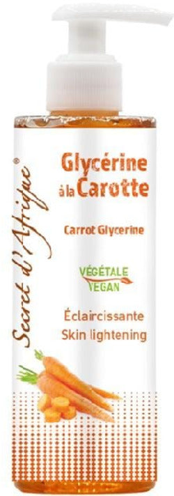 YARI SECRET D'AFRIQUE SKIN LIGHTENING CARROT GLYCERINE 250ML PER PELLI