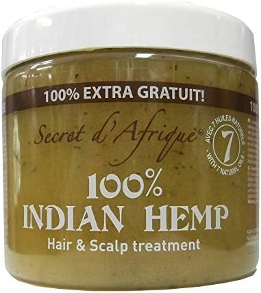Secret D'afrique Indian Hemp 300ml Trattamento Nutrimento Intenso per Capelli Ricci