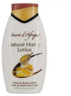 SECRET D'AFRIQUE NATURAL HONEY MIEL  HAND & BODY LOTION 500 ML EXTRA NOURISHING / NOURRISSANT PER PELLI MANI E CORPO