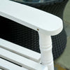 Sedia-a-Dondolo-2-Posti-in-Legno-con-Schienale-Alto-e-Braccioli,-117x85x120-cm,-Bianco-84A-149