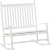 Sedia-a-Dondolo-2-Posti-in-Legno-con-Schienale-Alto-e-Braccioli,-117x85x120-cm,-Bianco-84A-149