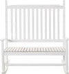Sedia-a-Dondolo-2-Posti-in-Legno-con-Schienale-Alto-e-Braccioli,-117x85x120-cm,-Bianco-84A-149