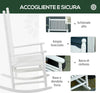 Sedia-a-Dondolo-2-Posti-in-Legno-con-Schienale-Alto-e-Braccioli,-117x85x120-cm,-Bianco-84A-149