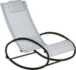 Sedia-a-Dondolo-da-Giardino-Zero-Gravity,-Sdraio-da-Giardino-Ergonomica-con-Cuscino-e-Tessuto-Traspirante-per-Interno-ed-Esterno,-105x62x88-cm,-Grigia-84A-090GY