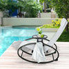 Sedia-a-Dondolo-da-Giardino-Zero-Gravity,-Sdraio-da-Giardino-Ergonomica-con-Cuscino-e-Tessuto-Traspirante-per-Interno-ed-Esterno,-105x62x88-cm,-Grigia-84A-090GY