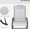 Sedia-a-Dondolo-da-Giardino-Zero-Gravity,-Sdraio-da-Giardino-Ergonomica-con-Cuscino-e-Tessuto-Traspirante-per-Interno-ed-Esterno,-105x62x88-cm,-Grigia-84A-090GY