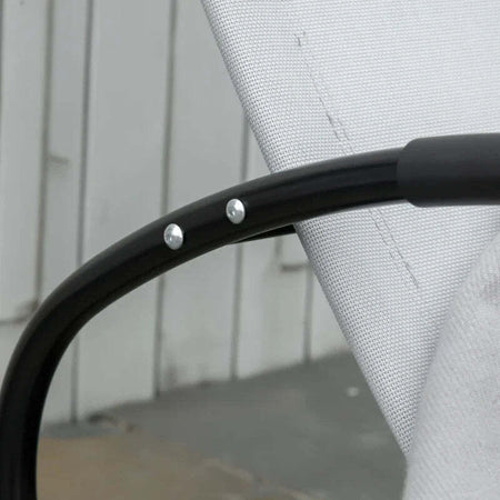 Sedia-a-Dondolo-da-Giardino-Zero-Gravity,-Sdraio-da-Giardino-Ergonomica-con-Cuscino-e-Tessuto-Traspirante-per-Interno-ed-Esterno,-105x62x88-cm,-Grigia-84A-090GY