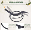 Sedia-a-Dondolo-Design-Moderno-per-Interni-ed-Esterni-Texteline-154x80x84cm-Nero-84A-079BK