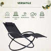 Sedia-a-Dondolo-Design-Moderno-per-Interni-ed-Esterni-Texteline-154x80x84cm-Nero-84A-079BK