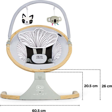 Sedia a Dondolo LUMI Kinderkraft Casa e cucina/Arredamento/Cameretta bambini/Sedie e divani per l'allattamento/Poltrone a dondolo La Casa Del Bebè - Napoli, Commerciovirtuoso.it