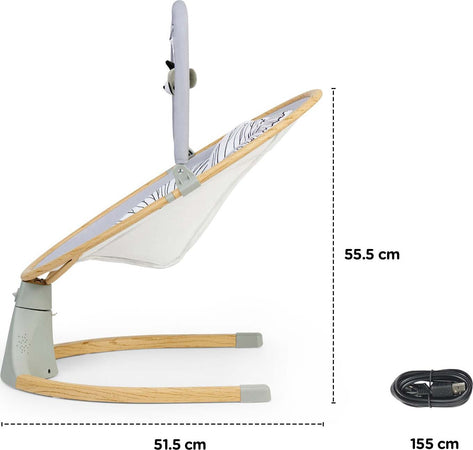 Sedia a Dondolo LUMI Kinderkraft Casa e cucina/Arredamento/Cameretta bambini/Sedie e divani per l'allattamento/Poltrone a dondolo La Casa Del Bebè - Napoli, Commerciovirtuoso.it