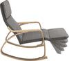 Sedia-a-Dondolo-Poltrona-Relax-Cotone-Grigio-Schienale-e-Poggiapiedi-Regolabile