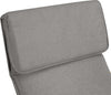 Sedia-a-Dondolo-Poltrona-Relax-Cotone-Grigio-Schienale-e-Poggiapiedi-Regolabile