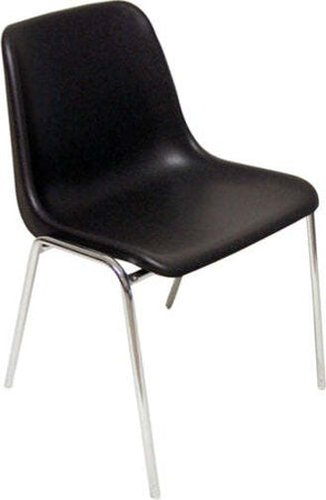 Sedia attesa Esse - senza braccioli - acciaio-PPL - nero - Unisit Casa e cucina/Arredamento/Studio/Sedie per sala d'attesa Eurocartuccia - Pavullo, Commerciovirtuoso.it