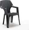 Sedia da esterno Bica Antracite Dimensioni 61 x 58 h 88 cm Giardino e giardinaggio/Arredamento da giardino e accessori/Sedie/Sedie per tavolo da giardino Scontolo.net - Potenza, Commerciovirtuoso.it