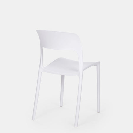Sedia in Polipropilene Roma impilabile da interno ed esterno
