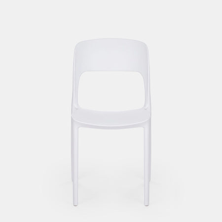 Sedia in Polipropilene Roma impilabile da interno ed esterno