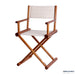 Sedia Regista Pieghevole In Teak Colore Ecru' 52X4