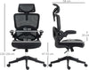 Sedia-da-Ufficio-ad-Altezza-Regolabile-con-Inclinazione-e-Supporto-Lombare,-62x58x120-133-cm,-Nera-RF2921-680V00BKRF2