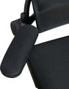 Sedia-da-Ufficio-ad-Altezza-Regolabile-con-Inclinazione-e-Supporto-Lombare,-62x58x120-133-cm,-Nera-RF2921-680V00BKRF2