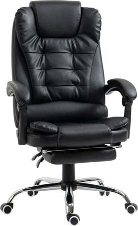 Sedia-da-Ufficio-ad-Altezza-Regolabile-con-Schienale-Reclinabile-e-Poggiapiedi,-64.5x69x109-117-cm,-Nero-EF3921-083V01BKEF3