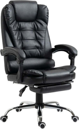 Sedia-da-Ufficio-ad-Altezza-Regolabile-con-Schienale-Reclinabile-e-Poggiapiedi,-64.5x69x109-117-cm,-Nero-EF3921-083V01BKEF3