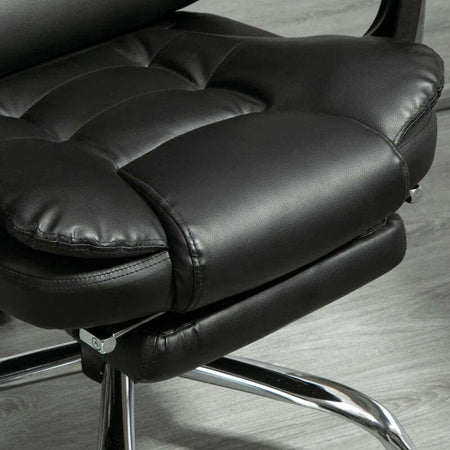 Sedia-da-Ufficio-ad-Altezza-Regolabile-con-Schienale-Reclinabile-e-Poggiapiedi,-64.5x69x109-117-cm,-Nero-EF3921-083V01BKEF3