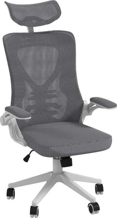 Sedia-da-Ufficio-ad-Altezza-Regolabile-con-Supporto-Lombare-e-Braccioli-Ribaltabili,-65x64x120-130-cm-FG1921-654V01CGFG1