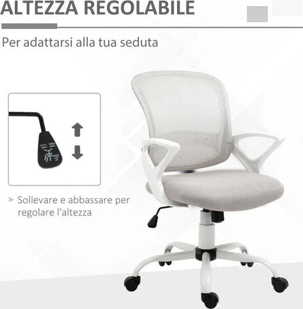 Sedia-da-Ufficio-Basculante-in-Tessuto-a-Rete-Grigio,-Sedia-da-Scrivania-Ergonomica-e-Girevole-con-Altezza-Regolabile-JH9921-528GYJH9