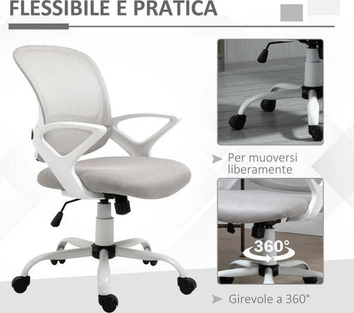 Sedia-da-Ufficio-Basculante-in-Tessuto-a-Rete-Grigio,-Sedia-da-Scrivania-Ergonomica-e-Girevole-con-Altezza-Regolabile-JH9921-528GYJH9