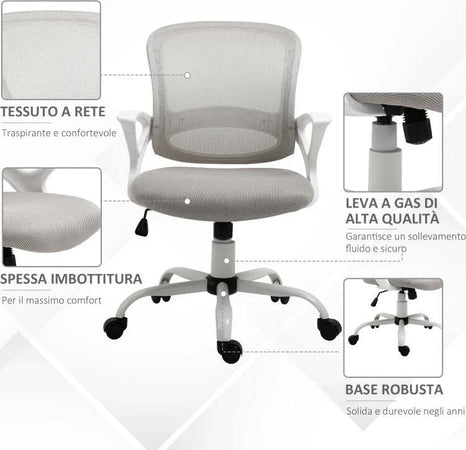 Sedia-da-Ufficio-Basculante-in-Tessuto-a-Rete-Grigio,-Sedia-da-Scrivania-Ergonomica-e-Girevole-con-Altezza-Regolabile-JH9921-528GYJH9