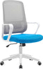 Sedia-da-Ufficio-Blu-e-Grigio-Poltrona-da-Scrivania-Girevole-Regolabile-98-108cm