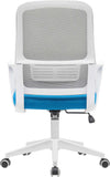 Sedia-da-Ufficio-Blu-e-Grigio-Poltrona-da-Scrivania-Girevole-Regolabile-98-108cm