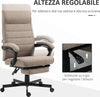 Sedia-da-Ufficio-con-Altezza-Regolabile,-Poggiapiedi-Incluso-e-Seduta-Imbottita,-68x67x106-114-cm,-Marrone-OL6921-610V00BNOL6