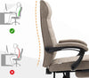 Sedia-da-Ufficio-con-Altezza-Regolabile,-Poggiapiedi-Incluso-e-Seduta-Imbottita,-68x67x106-114-cm,-Marrone-OL6921-610V00BNOL6