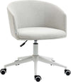 Sedia-da-Ufficio-con-Altezza-Regolabile,-Ruote-e-Seduta-Girevole-in-Tessuto,-Grigio-Chiaro-HJ9921-602V00LGHJ9