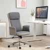 Sedia-da-Ufficio-Elegante-a-2-Tessuti,-Sedia-Ergonomica-ad-Altezza-Regolabile,-65x72x108-118-cm,-Grigia-LK6921-599LGLK6