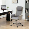 Sedia-da-Ufficio-Elegante-a-2-Tessuti,-Sedia-Ergonomica-ad-Altezza-Regolabile,-65x72x108-118-cm,-Grigia-LK6921-599LGLK6