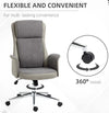 Sedia-da-Ufficio-Elegante-a-2-Tessuti,-Sedia-Ergonomica-ad-Altezza-Regolabile,-65x72x108-118-cm,-Grigia-LK6921-599LGLK6