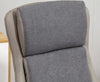Sedia-da-Ufficio-Elegante-a-2-Tessuti,-Sedia-Ergonomica-ad-Altezza-Regolabile,-65x72x108-118-cm,-Grigia-LK6921-599LGLK6