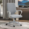 Sedia-da-Ufficio-Ergonomica,-Altezza-Regolabile-e-Funzione-Dondolo,-Poltrona-Girevole-con-Ruote,-62x69x92-100cm,-Grigio-Bianco-JK7921-536GYJK7