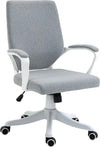 Sedia-da-Ufficio-Ergonomica,-Altezza-Regolabile-e-Funzione-Dondolo,-Poltrona-Girevole-con-Ruote,-62x69x92-100cm,-Grigio-Bianco-JK7921-536GYJK7