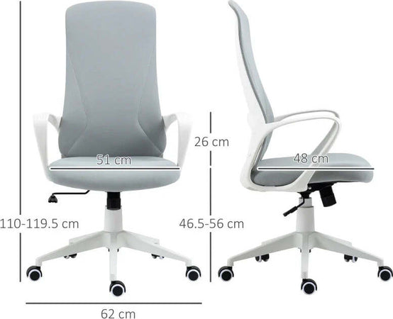 Sedia-da-Ufficio-Ergonomica-con-Altezza-Regolabile-e-Funzione-di-Inclinazione,-62x56x110-119.5-cm-TR9921-637V00LGTR9