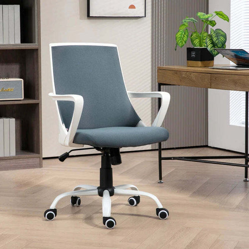 Sedia-da-Ufficio-Ergonomica-con-Altezza-Regolabile,-Funzione-Dondolo-e-Tessuto-a-Rete,-Grigio-DF7921-703V00GYDF7