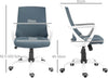 Sedia-da-Ufficio-Ergonomica-con-Altezza-Regolabile,-Funzione-Dondolo-e-Tessuto-a-Rete,-Grigio-DF7921-703V00GYDF7