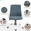 Sedia-da-Ufficio-Ergonomica-con-Altezza-Regolabile,-Funzione-Dondolo-e-Tessuto-a-Rete,-Grigio-DF7921-703V00GYDF7